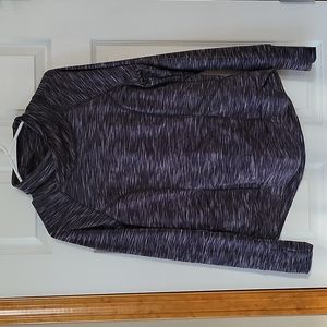 Cowl neck pullover sweatshirt